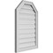 Ekena Millwork Octagonal Top Surface Mount PVC Gable Vent w/ 2"W x 1-1/2"P Brickmould Frame, 20"W x 30"H GVPOT20X3002SF - alternate 5